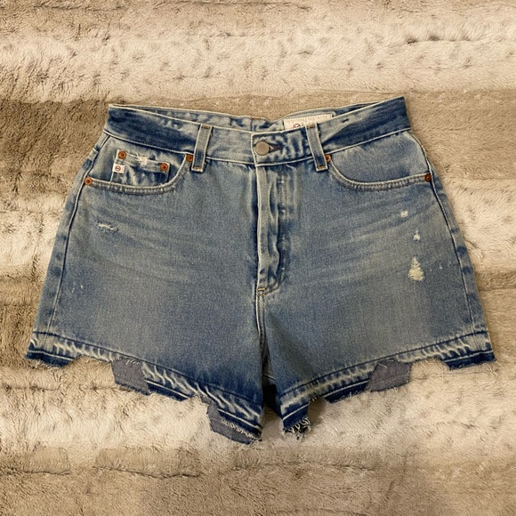 NWT💝AG Alexxis High Waist Chew Hem Cutoff Denim Shorts Size 27 - Picture 8 of 16